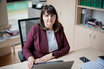 Директор начальной школы Антакальниса в Вильнюсе Анета Лапцун