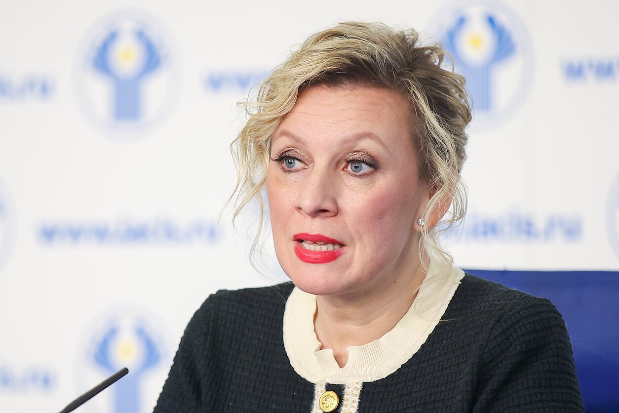 Rusijos URM atstovė Marija Zacharova Rusijos URM atstovė Marija Zacharova