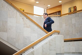 Koalicinė taryba susitiko aptarti valdančiosios daugumos ateities.  Remigijus Žemaitaitis