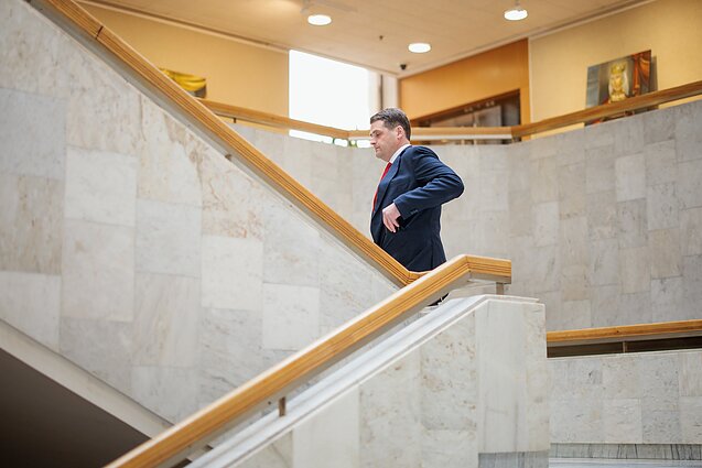 Koalicinė taryba susitiko aptarti valdančiosios daugumos ateities.  Remigijus Žemaitaitis