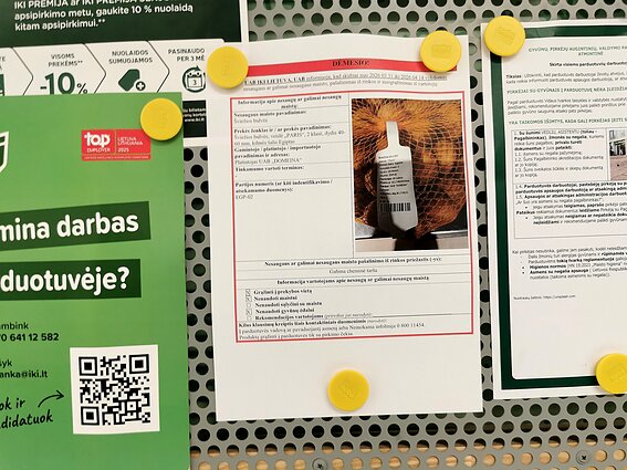 Informacija dėl galbūt nesaugių bulvių Informacija dėl galbūt nesaugių bulvių