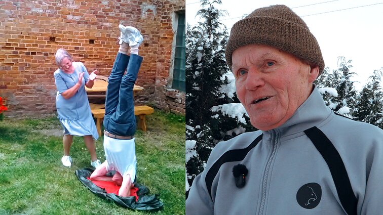 86-erių Liucijus dainuoja, slidinėja ir stovi ant rankų: „Myliu visus, o save labiausiai“