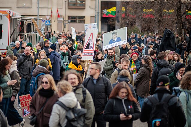 Protestas „Šalin rankas nuo laisvo žodžio. Nepasiduosime“