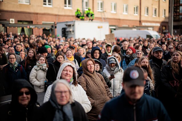 Protestas „Šalin rankas nuo laisvo žodžio. Nepasiduosime“