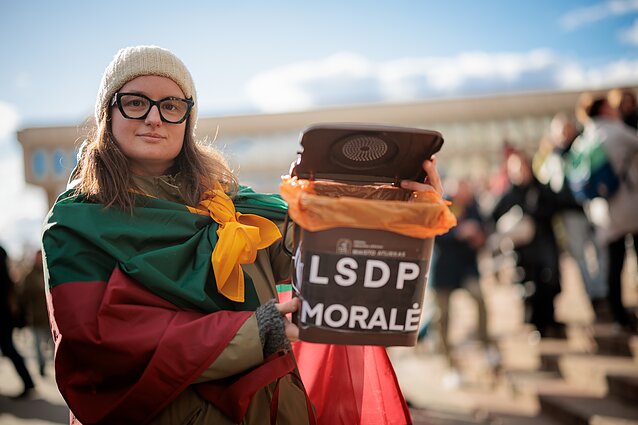 Protestas „Šalin rankas nuo laisvo žodžio. Nepasiduosime“