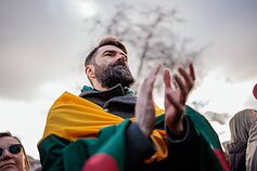Protestas „Šalin rankas nuo laisvo žodžio. Nepasiduosime“