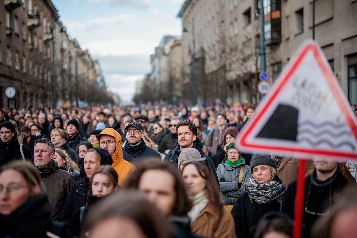 Protestas „Šalin rankas nuo laisvo žodžio. Nepasiduosime“
