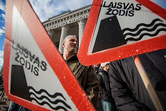Protestas „Šalin rankas nuo laisvo žodžio. Nepasiduosime“ Protestas „Šalin rankas nuo laisvo žodžio. Nepasiduosime“