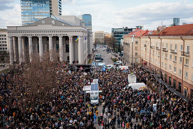 Protestas „Šalin rankas nuo laisvo žodžio. Nepasiduosime“