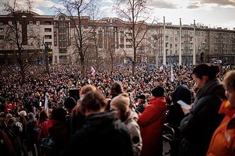 Protestas „Šalin rankas nuo laisvo žodžio. Nepasiduosime“ Protestas „Šalin rankas nuo laisvo žodžio. Nepasiduosime“
