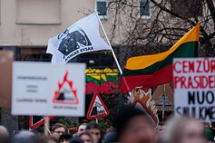 Protestas „Šalin rankas nuo laisvo žodžio. Nepasiduosime“ Protestas „Šalin rankas nuo laisvo žodžio. Nepasiduosime“