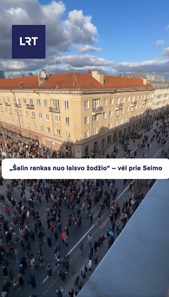 „Šalin rankas nuo laisvo žodžio“ – vėl prie Seimo