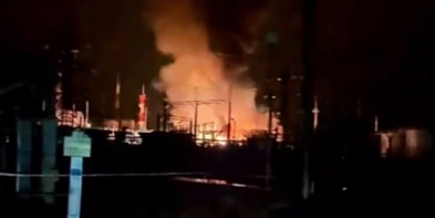 Ukrainos dronai smogė naftos siurblinei Rusijos Krasnodaro krašte Ukrainos dronai smogė naftos siurblinei Rusijos Krasnodaro krašte