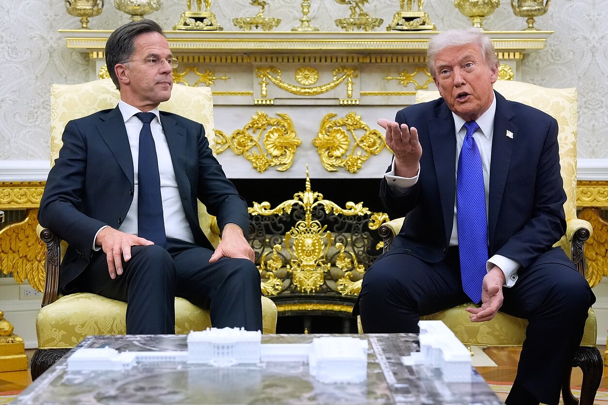 Markas Rutte ir Donaldas Trumpas