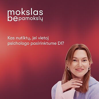 Beata Tiškevič nepataria DI naudoti psichoterapijai: „Tai skirtingų rūšių paukščiai“