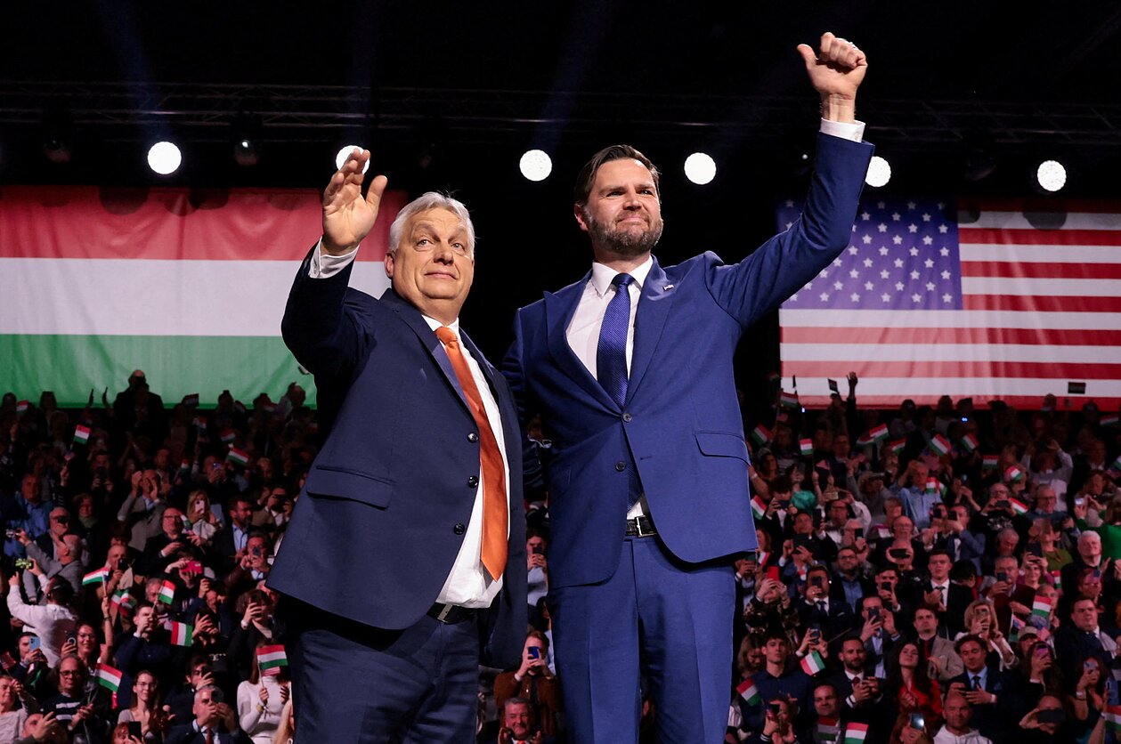Viktoras Orbanas ir JD Vance`as Viktoras Orbanas ir JD Vance`as