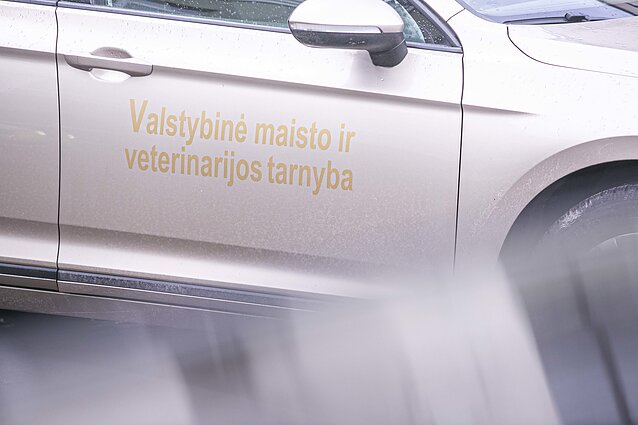 Valstybinės maisto ir veterinarijos tarnybos automobilis