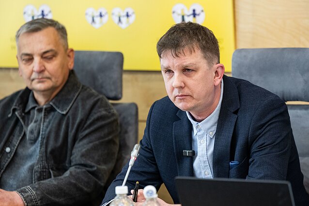 Saulius Poderis. Spaudos konferencija apie Lietuvos didžiojo kunigaikščio Vytauto Didžiojo palaikų paieškas Saulius Poderis. Spaudos konferencija apie Lietuvos didžiojo kunigaikščio Vytauto Didžiojo palaikų paieškas