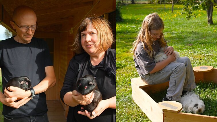 Jūrų kiaulytes veisianti Kasperavičių šeima: bet kuriam norinčiam jų neparduodam