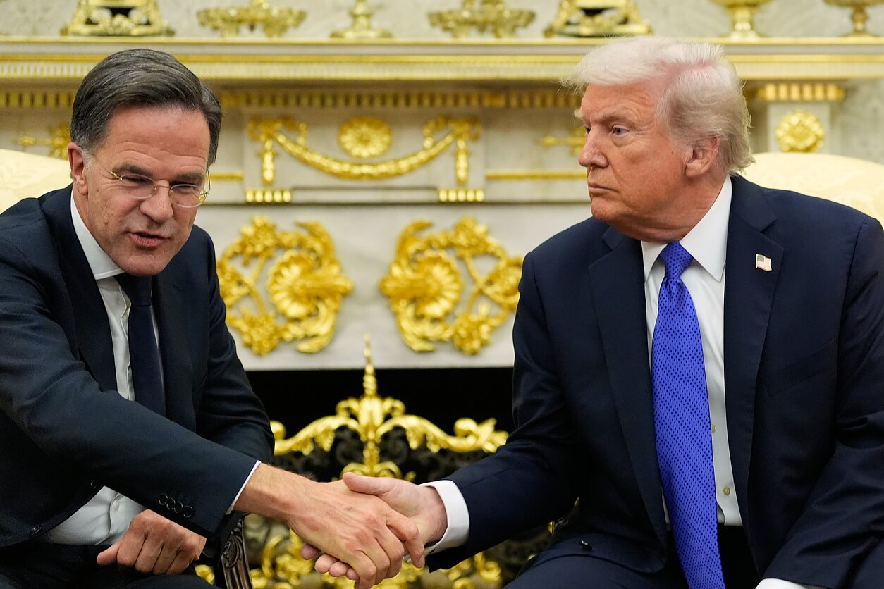 Markas Rutte ir Donaldas Trumpas