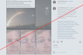 Socialiniuose tinkluose plintančios sąmokslo teorijos apie „Artemis II“ misiją