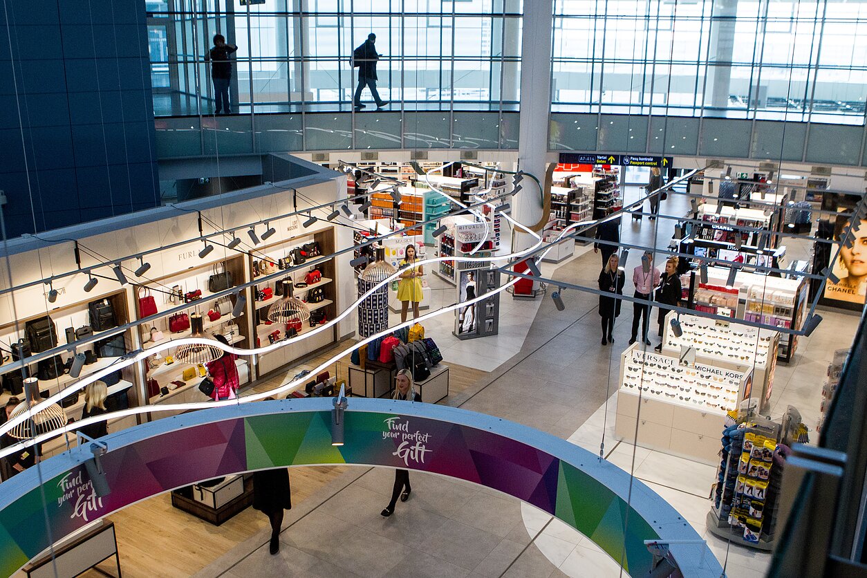 Duty free store