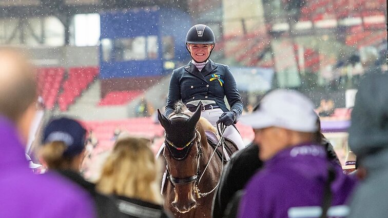 Išskirtinis palaikymas: raitelė Vanagaitė-Samuilė su Nababu Teksase sutikti ovacijomis