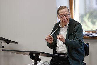 Šiaulių pučiamųjų orkestro vadovas Sigitas Vaičiulionis