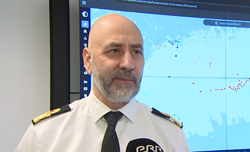 Estijos karinių jūrų pajėgų (Merevägi) vadas kmdr. Ivo Värkas