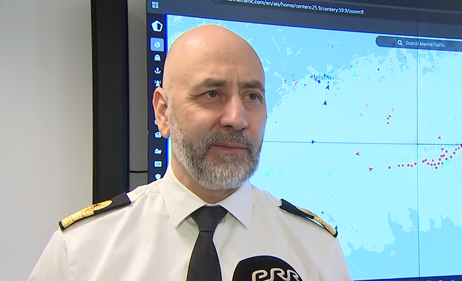 Estijos karinių jūrų pajėgų (Merevägi) vadas kmdr. Ivo Värkas