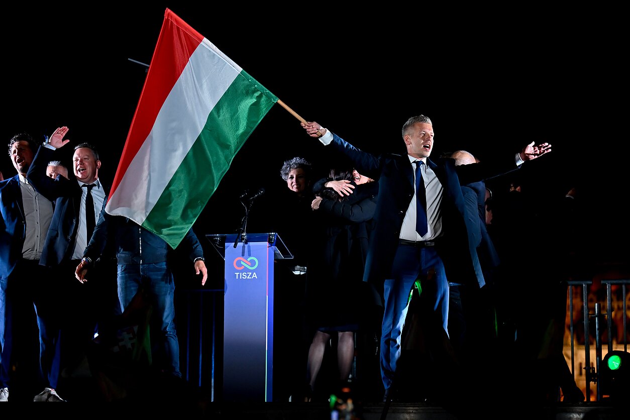Péter Magyar of Hungary