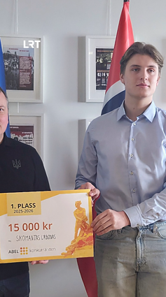Skomantas laimėjo konkursą Norvegijoje, kurio prizą paaukojo Ukrainai