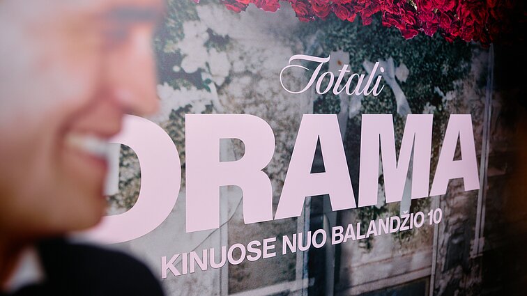 Filmo „Totali drama“ premjeros akimirka