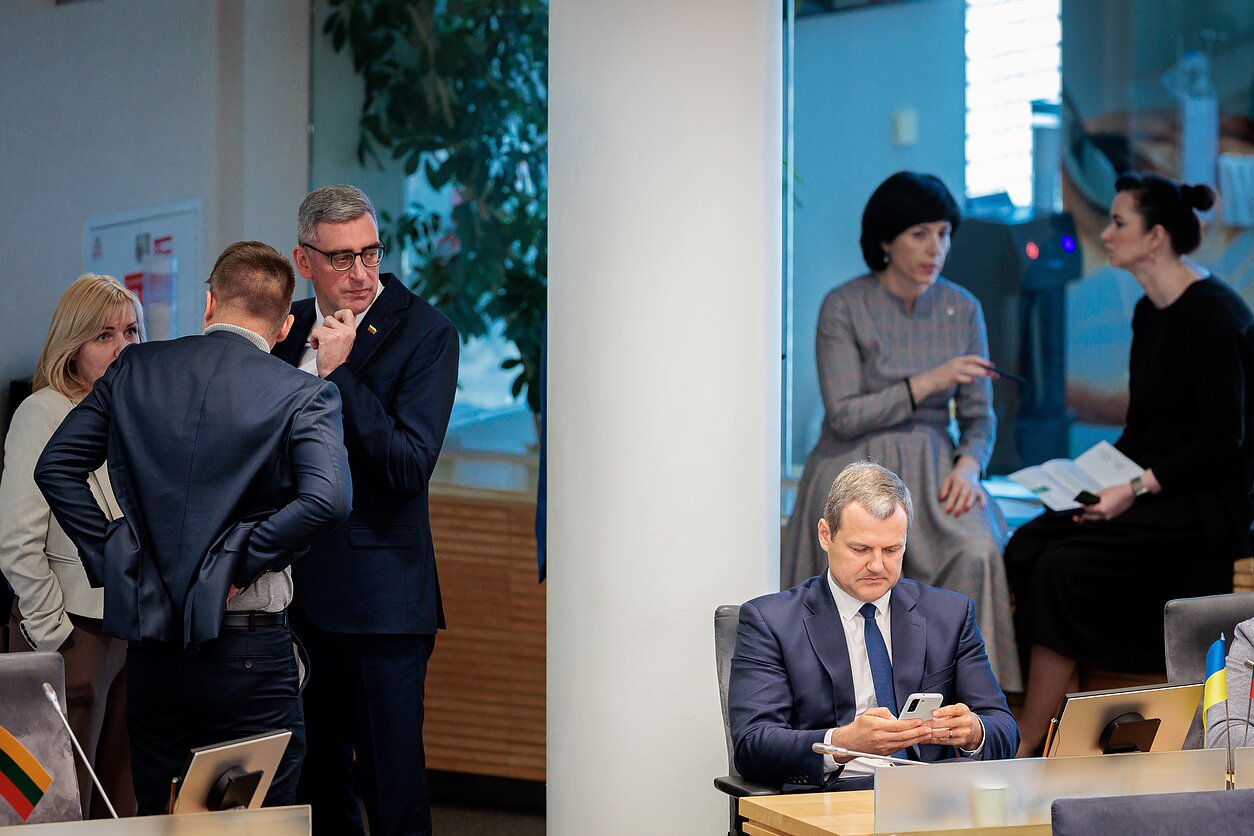 Seimo posėdis. Gintautas Paluckas