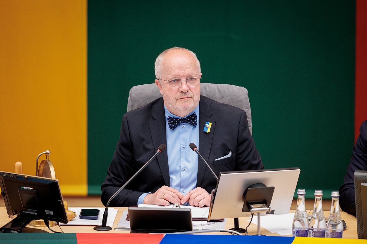 Seimo posėdis. Juozas Olekas
