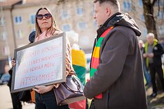 Nepriklausomybės aikštėje – protestas dėl Kapčiamiesčio girios išsaugojimo