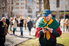 Nepriklausomybės aikštėje – protestas dėl Kapčiamiesčio girios išsaugojimo