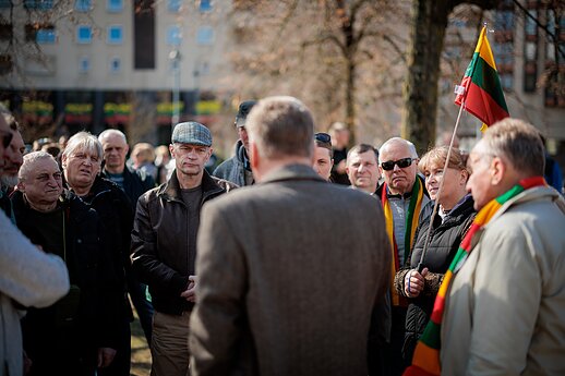 Nepriklausomybės aikštėje – protestas dėl Kapčiamiesčio poligono