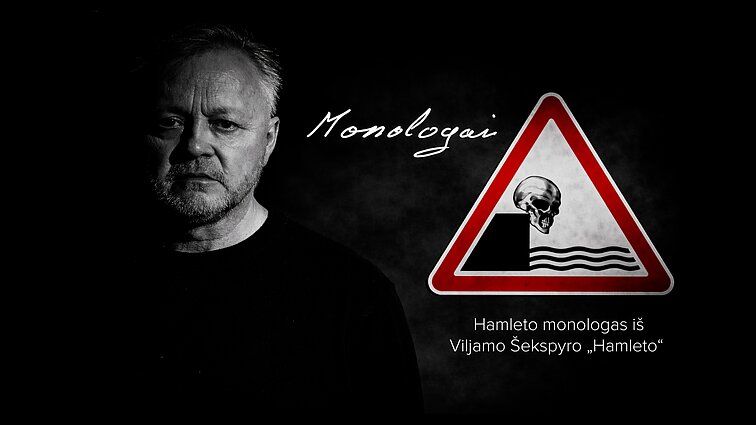 Hamleto monologas iš Viljamo Šekspyro „Hamleto“. Skaito Darius Meškauskas