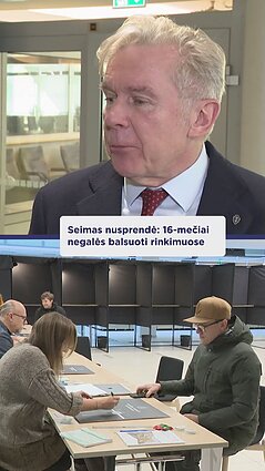 16-mečiai rinkimuose dalyvauti negalės