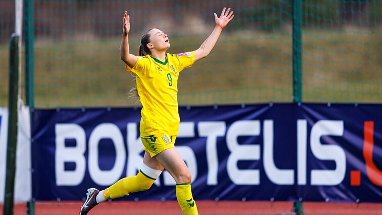 Lietuvos moterų futbolo rinktinė pergalingai pratęsė atranką į FIFA pasaulio čempionatą