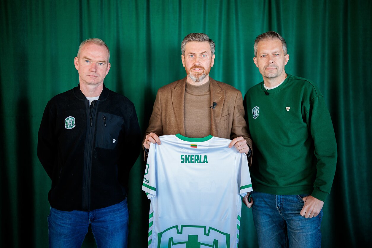 Mindaugas Kasperūnas, Andrius Skerla ir Andrius Tapinas. Vilniaus „Žalgirio“ konferencija