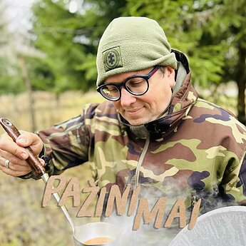 Šaulių būrio vadu tapęs NT analitikas Mindaugas Kulbokas: turime būti kaip kumštis