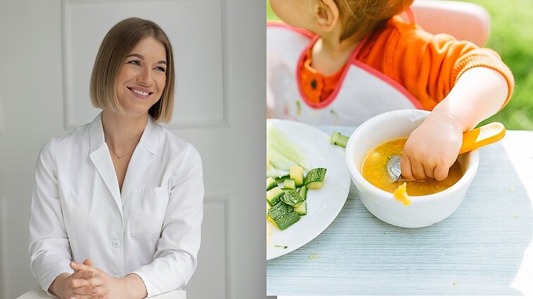 Gydytoja dietologė apie vaikų primaitinimą: vaikas būtinai turi matyti, kaip tėvai valgo