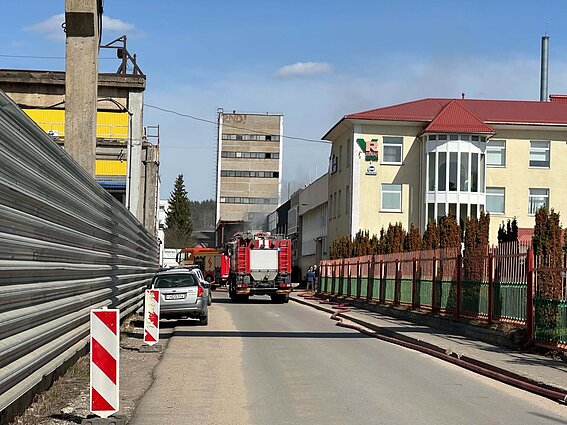 Vilniuje užsiliepsnojo sandėlis