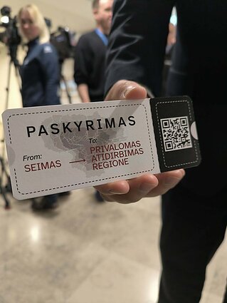 Medicinos studentų akcija Seime