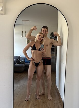 Monika Venskaitienė su šeima