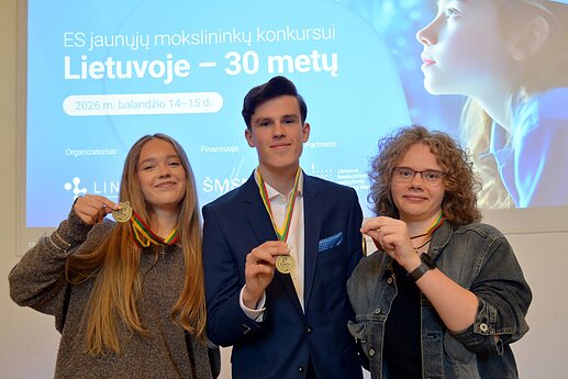 Švietimo, mokslo ir sporto ministerijoje paskelbti ES jaunųjų mokslininkų konkurso nacionalinio etapo rezultatai.