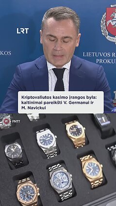 Germanui ir Navickui pareikšti kaltinimai kriptovaliutos kasimo įrangos byloje