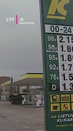 Augančios degalų kainos buvo aktualios ir 1997 metais